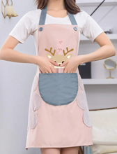 Load image into Gallery viewer, 1pc Cartoon Graphic Random Apron, Waterproof Cute Apron For Kitchen
