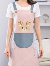 Load image into Gallery viewer, 1pc Cartoon Graphic Random Apron, Waterproof Cute Apron For Kitchen
