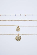 Load image into Gallery viewer, Stradivarius 5 Piece Colorful Locket And Bead Necklace Set
