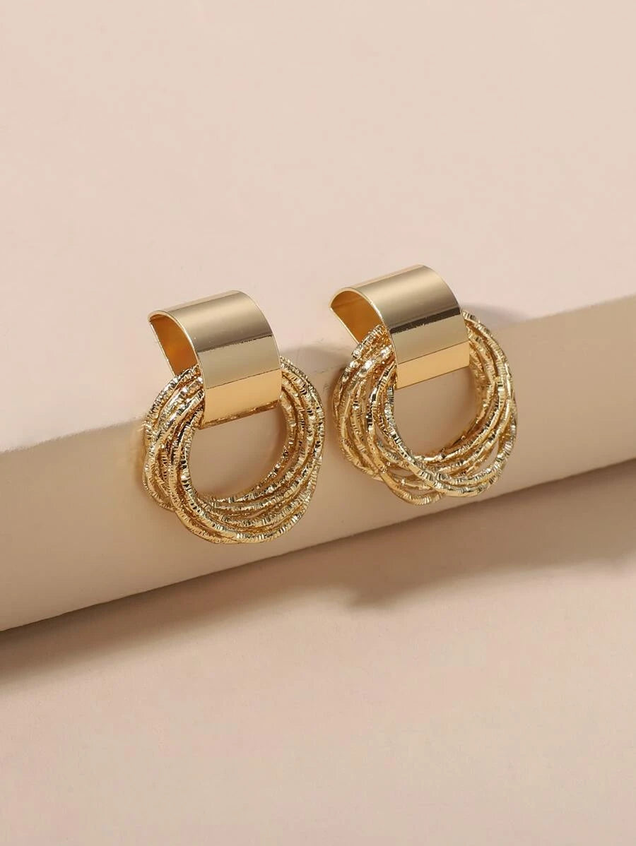 Circle Drop Earrings