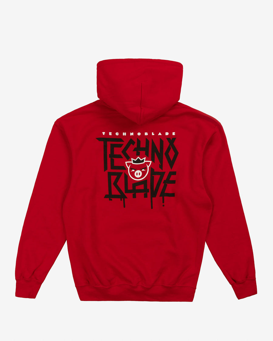 AGRO PULLOVER HOODIE (RED)