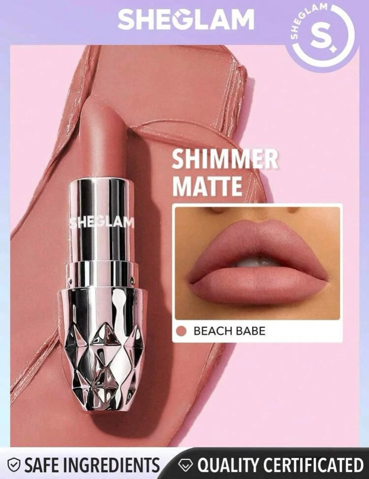 SHEGLAM Starlight Velvet Lipstick - Beach Babe